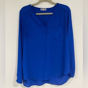 Royal Blue Blouse